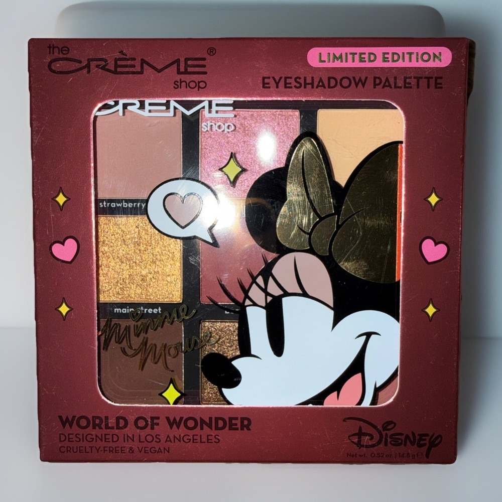 The Creme Shop | Disney: World of Wonder Eyeshadow Palette (Minnie Mouse) -‎ NEW